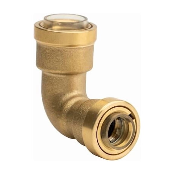 Quickfitting Elbow,Brass,Push-Fit1/2",Push-Fit5/8" HV-ER-625500
