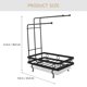 thumbnail image 2 of unbranded Rack Negro Para Esponjas Y Paños De Cocina Soporte Metálico Multifuncional Y Duradero, 2 of 7