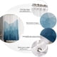 thumbnail image 2 of Cortina de Baño NOVAKA Impermeable Degradada 180x180cm Azul, 2 of 3