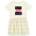 thumbnail image 3 of Inktastic Breast Hope Love Cure Girls Toddler Dress, 3 of 5