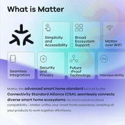 Smart Light Bulbs, Linkind Matter Wifi Color Changing LED Light Bulbs, 9W (60Watt Eqv), A19 E26 RGB Dimmable Smart Light Bulbs Work with Alexa, Google Home, Smartthings, Music Sync, 4 Pack