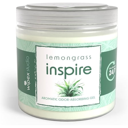 Wipex Odor Absorbing Gel Jar - Lemongrass