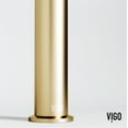 thumbnail image 6 of VIGO Sterling Single Handle Single-Hole Bathroom Vessel Faucet in Matte Brushed Gold, 6 of 12
