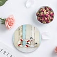 thumbnail image 4 of RYLABLUE Anchor Welcome Board Set of 4 Round Coaster for Drinks, Absorbent Ceramic Stone Coasters Cup Mat with Cork Base for Home Kitchen Room Coffee Table Bar Decor, 4 of 5