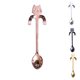 thumbnail image 2 of Naiovety Cute Cat Design Cat Cuchara de café Cuchara de acero inoxidable Cucharadita de mango largo Cuchara de helado Type4 NO4 Naiovety JJ15996-02, 2 of 6