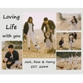 thumbnail image 3 of Personalised Photo Fleece Blanket Customized Throw with Picture Birthday Wedding Gift for Adult Baby Pet (12 photos, 32”x48” (80x120cm)), 3 of 6