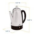thumbnail image 2 of Cafetera Percoladora West Bend 54159 Electrica Acero Inoxidable 12 Tazas 950W, 2 of 5