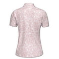 thumbnail image 3 of Custom Name Lovely Valentine Rose And Heart Women's Polo Shirt S-5XL, 3 of 7