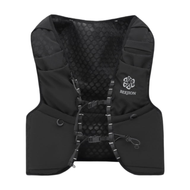 Chaleco de hidratación, mochila de hidratación de 12 litros con múltiples bolsillos para hombre y mujer. Negro