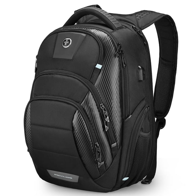 Mochila Swissdigital SD1643FB-01 de 33 L con USB y Finder