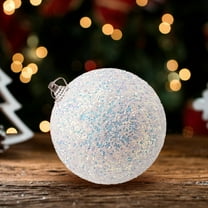 Christmas Balls Clearance,YgkuHd 3.54In Christmas Color Foam Mall Decoration Window Decoration Christmas Tree Pendant Color