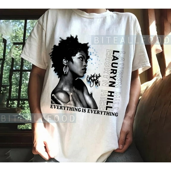 Lauryn Hill Everything is everything T-Shirt, 90's Lauryn Hill T-shirt, Retro Music gift for men women unisex t-shirt