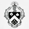 thumbnail image 3 of CafePress - Triangle Black And White Coat Of Arms Baseball Jersey - Cotton Baseball Jersey, 3/4 Raglan Sleeve Shirt, 3 of 4