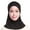 Black, variant on Gold Baseball Caps Women Beading India Hat Muslim Ruffle Cancer Chemo Beanie Wrap Cap Scarf Shawl