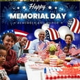 thumbnail image 6 of Twfbrm 4th of July Banner Decorations, Independence Day Backdrop America Flag Patriotic Photo Booth for Memorial Day Veterans Day Party Supplies, 6 of 6