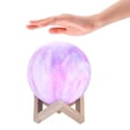 thumbnail image 3 of Lumière LED Colorée en Forme de Lune Innovante, Chargement USB, Télécommande, Décoration de Table, 3 of 10