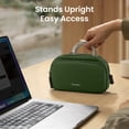 thumbnail image 3 of tomtoc Electronic Organizer Travel Case, Water Resistant Dual Compartment Tech Pouch Cable Organization Storage Bag for Charger, Cord, Phone, Hard Drive, Power Bank, Accessories Travel Essentials, 3 of 12