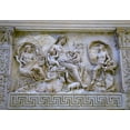 thumbnail image 2 of Perry, William 14x11 Black Ornate Wood Framed with Double Matting Museum Art Print Titled - Earth Mother Roman Goddess Statue Ara Pacis Altar of Augustus Peace-Rome-Italy, 2 of 4