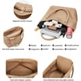 thumbnail image 3 of Woven Tote Bag Womens Purse: Vegan Leather Shoulder Handbags - Fashion Summer Beach Tote Bags - Large Travel Totes, 3 of 7