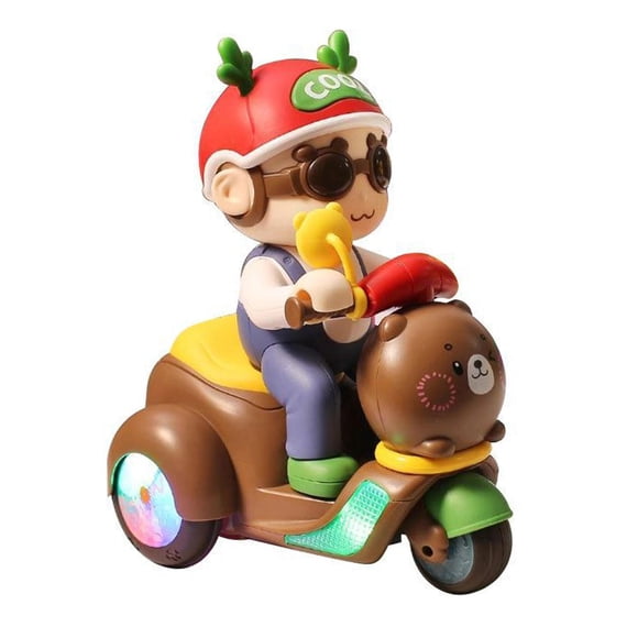 Triciclo eléctrico Montessori para niños, motocicletas de acrobacias, para jardín de infantes Recargable