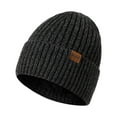 thumbnail image 2 of LSLJS Double-layer Woolen Hat and Velvet Warm Mixed Color Men's Knitted Hat Gifts for Men, 2 of 3