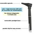 thumbnail image 2 of AsaTechmed Complete Diagnostic Blood Pressure, Stethoscope, Otoscope Kit w/Tuning Fork, Neurological Reflex Hammer, EMT Shears || Nurse Starter Kit with Travel Pouch + Accessories (Stainless Silver), 2 of 8