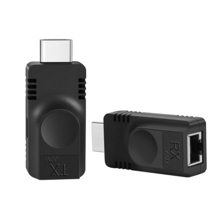 HDMI to RJ45 Adapter 1080P HDMI to Ethernet Network Cable Extender Converter HDMI Extender Long Distance Transmission