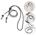 thumbnail image 4 of AURARMLET 10 Pcs Sangle de Lunettes Élastique Polyester Noir Prévient la Perte pour Hommes, 4 of 8