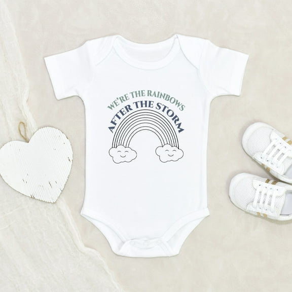 Newbabywishes - We're Rainbows Following Storms Baby Clothes for Boys and Girls - Newborn Baby Clothing