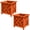 Tan, variant on Pure Garden 15.5-Inch Outdoor Lattice Planter Box Plant Pot 2-Pack, Gray