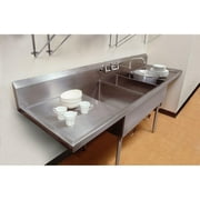 Elkay Ss8354lr Sturdibilt 102" Triple Basin Free Standing Stainless Steel Utility Sink - 3