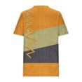 thumbnail image 5 of Fiudx Ofertas y Liquidaciones Top de Primavera/Verano de Manga Corta Informal de Moda con Cuello Redondo para Mujer, 5 of 5