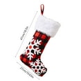 thumbnail image 4 of Xuniizn Christmas Stockings Bulk, Assorted Festive Xmas Stockings for Fireplace Mantel Decor, Traditional Holiday Ornaments, Christmas Decorations for Home, Cloth, 4 of 7