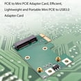 thumbnail image 2 of Carte Adaptateur PCIE vers Mini PCIE, Efficace, Légère et Portable Mini PCIE vers USB3.0, 2 of 8