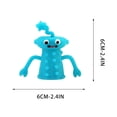 thumbnail image 3 of Guodhu Funny Colorful Stretchy Finger Puppets Soft Rubber Monster Doll Toys for Kids Party Favors Classroom Prizes Halloween Goodie Bag Stuffers, 3 of 9