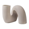 thumbnail image 1 of Peggybuy White Ceramic Vase Boho Nordic Style Abstract Ceramic Vase Unique for Home Decor, 1 of 7