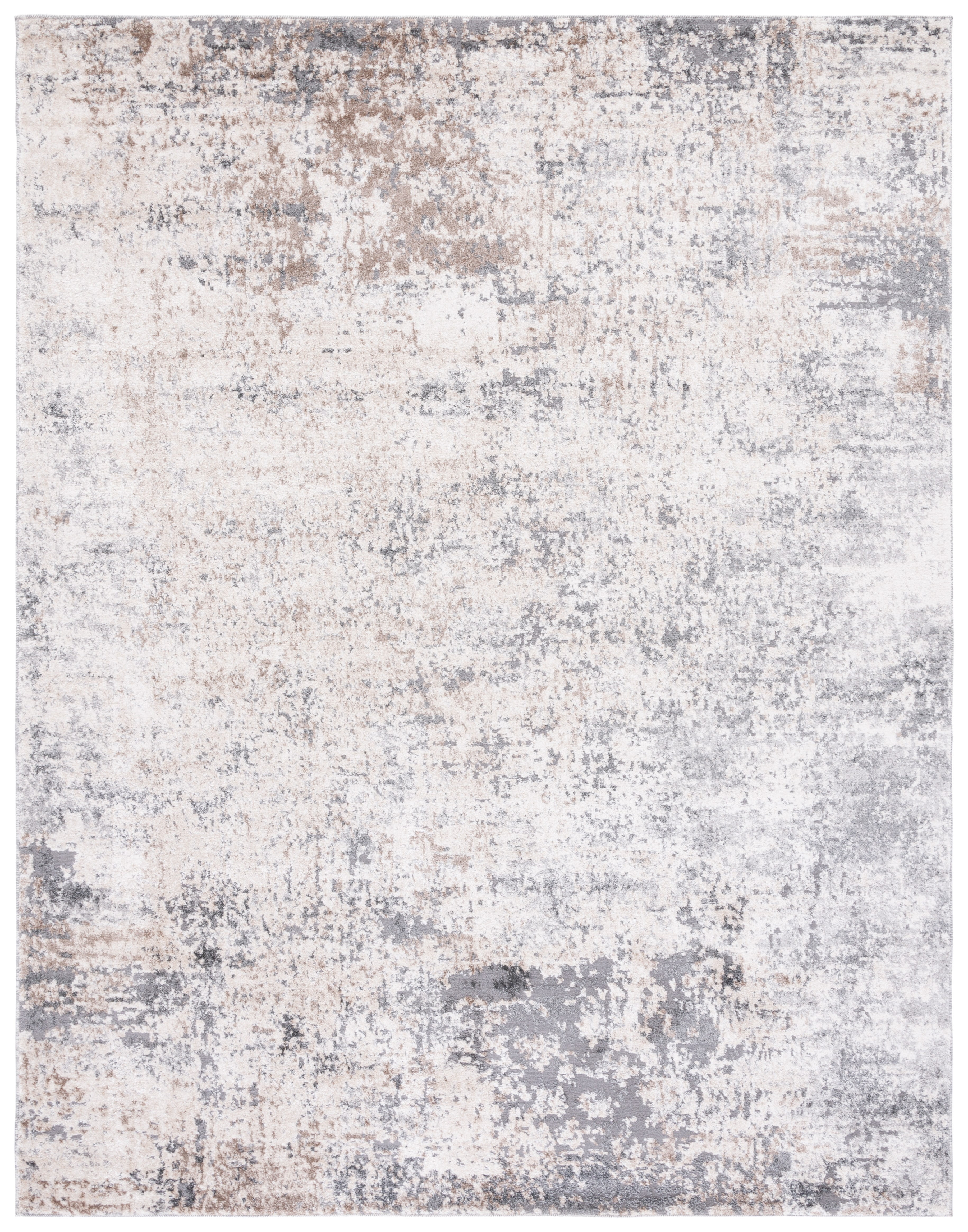 SAFAVIEH Aston Mackenzie Abstract Area Rug, Ivory/Gray, 10' x 14'