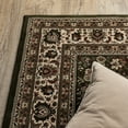 thumbnail image 4 of Style Haven  Annapolis Traditional Floral Persian Area Rug Green/Cream 7'10" x 11' Oriental 8' x 10' Indoor Living Room,Bedroom,Dining Room Rectangle, 4 of 5