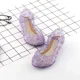 thumbnail image 4 of Zapatos transfronterizos de verano Frozen Snow Queen Princess para niños, zapatos de cristal de Cenicienta gris, zapatos de baile para niños de alta calidad, 4 of 5