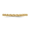 thumbnail image 3 of Bague en Corde Torsadée Or Jaune 14k, 3 of 8