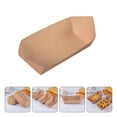 thumbnail image 3 of Hareemi 20pcs Disposable Kraft Paper Snack Containers Food Holder Trays Party Snack Boats for Serving, 3 of 3