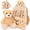 Bear-4 PCS Brown, variant on MaoGoLan 13'' Cute Teddy Bear Stuffed Animal Bear Plush Toy