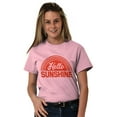 thumbnail image 4 of Hello Sunshine Positive Vibes Beachy Women's Graphic T Shirt Tees Brisco Brands M, 4 of 6