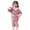 02_Pink, variant on HNMKIU Childrens Long Sleeve Cartoon Rabbit Hooded Warm Robe Pajamas Homewear Bathrobe Kids Robe for Boys Girls 01_Pink,3-4 Years