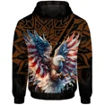 thumbnail image 3 of Sudaderas de otoño para hombre, sudadera informal con capucha para hombre, ropa Y2k, sudadera con estampado de águila genial, ropa de calle Harajuku, 3 of 5