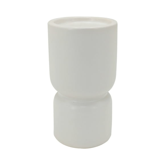 Mainstays White Ceramic Pillar Candle Holder