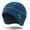 Blue, variant on Winter Skull Cap, Fleece Lined Helmet Liner Warm Cycling Cap with Glasses Holes, Thermal Hat Beanie for Men Women (Black)