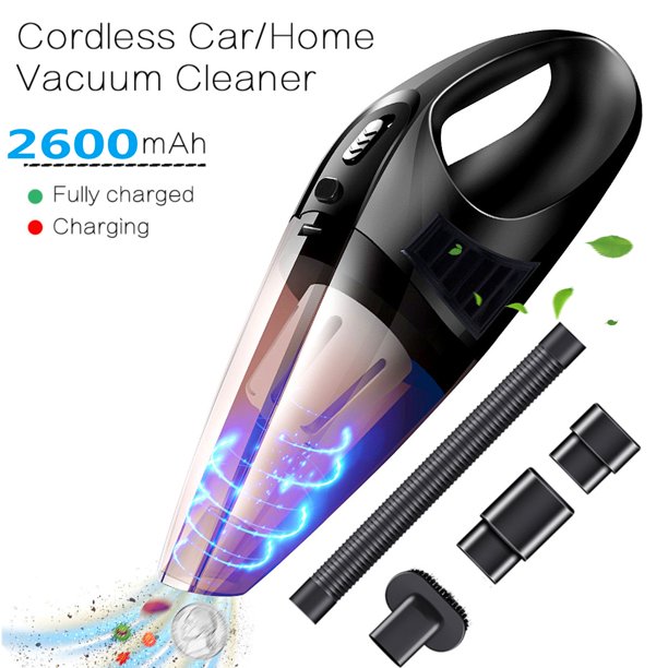 2500Pa Cordless Car Vacuum Cleaner 12V Handheld Wet Dry Dirt Small