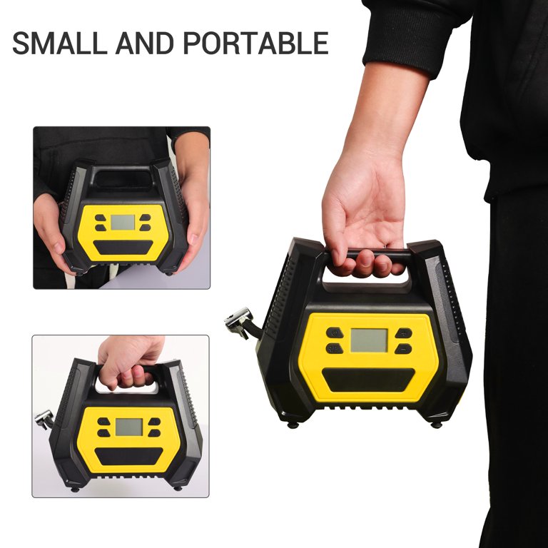 AC/DC Portable Air Pump Compressor 150 PSI Tire Inflator, 55% OFF