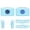 Transparent Blue, variant on Protective Cover for Retroid Pocket flip 2 Game Console TPU Cooling Transparent Anti-drop Shell Shockproof Drop-Proof Protective Sleeve Organizer Accessories